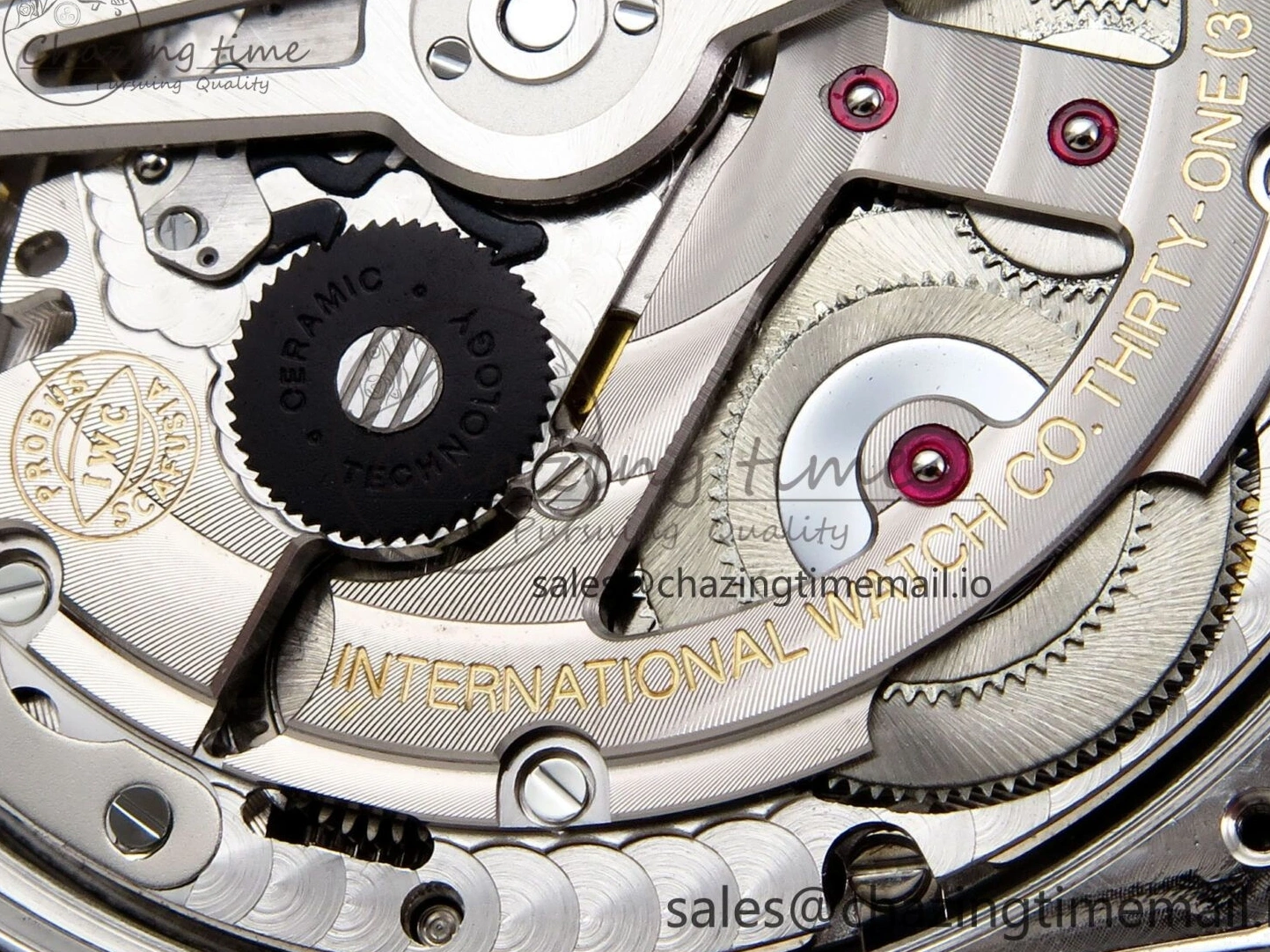 MIROTIME 0127 Portugieser Automatic SS IW501704 APSF 1:1 Best Edition Blue Dial on Black Leather Strap A HighPerformance 7008